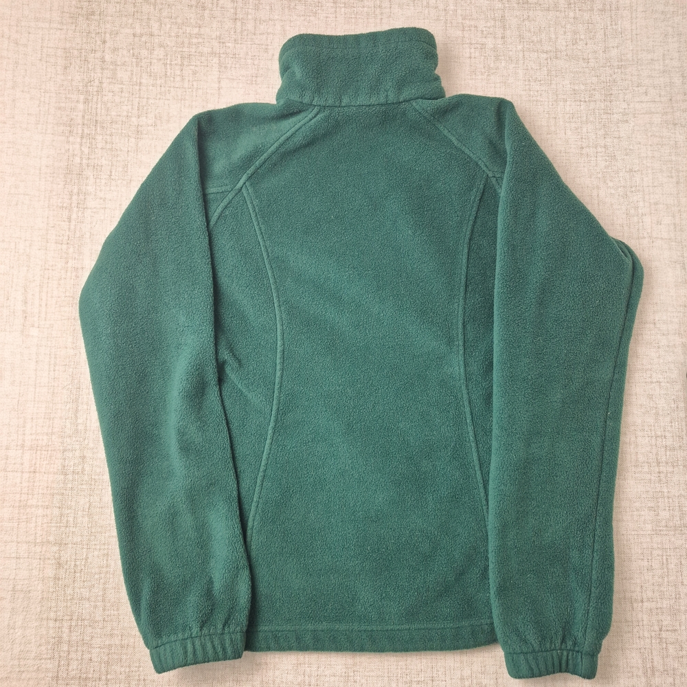 Columbia Benton Springs Full Zip Fleece Jacket Forest Green Small - Picture 9 of 10